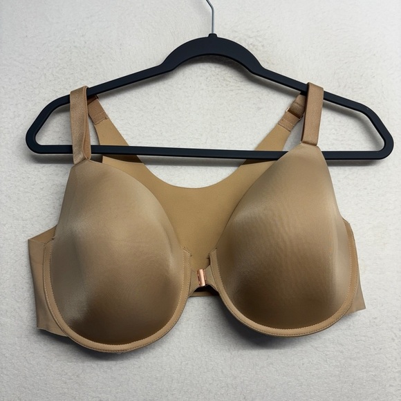 Soma Vanishing 360 Perfect Coverage FR CL Bra 40 DD Tan Cream Front Clasp - Picture 1 of 5